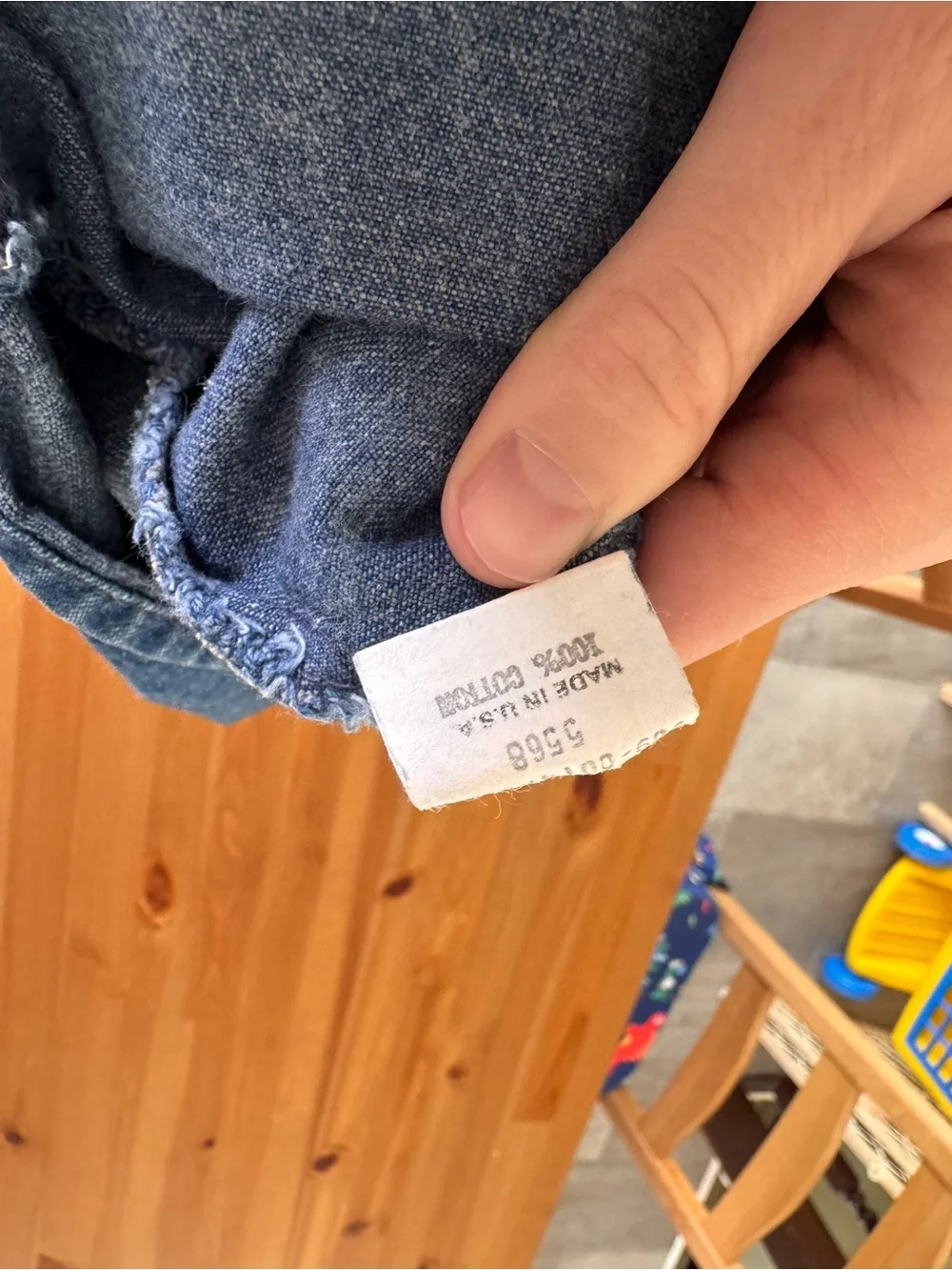 OshKosh B'gosh Dark Blue Denim Overall Dress for Kids